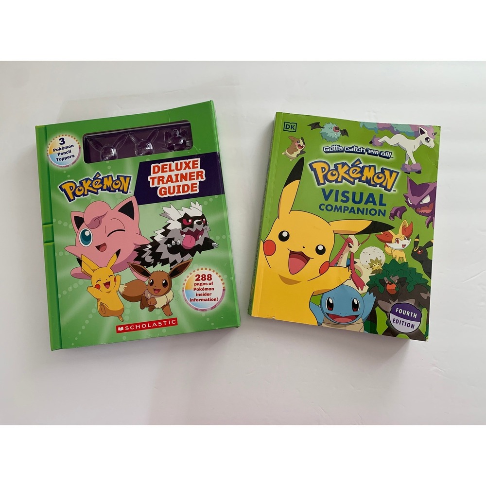 Pokemon Deluxe Trainer Guide & Visual Companion Books‎ Set
